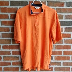 Orvis 1/4 zip Organic Cotton T-Shirt L